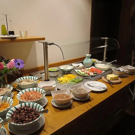 Gaestehaus Schusser An Der Therme, Fruehstueck, Doppelzimmer Und 巴德小基希海姆